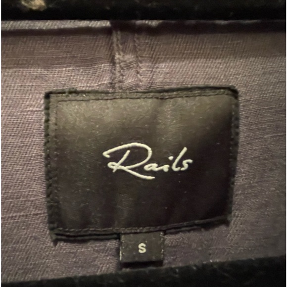 Rails Rowen military jacket with star embroidery. Size small - Picture 4 of 4